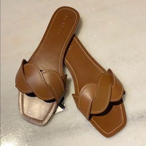 Mango leather sandal